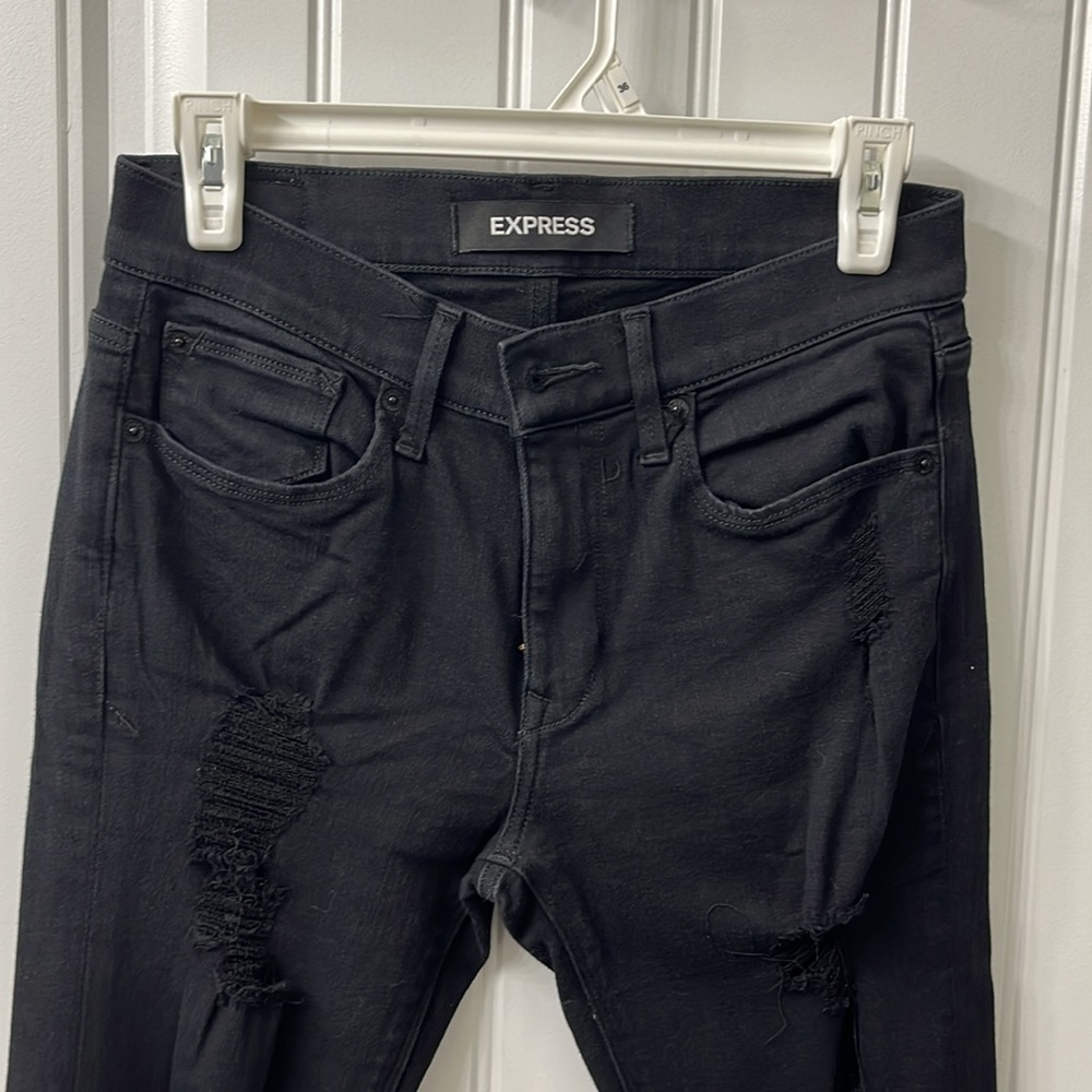 Express black distressed Jeans - Picture 2 of 4